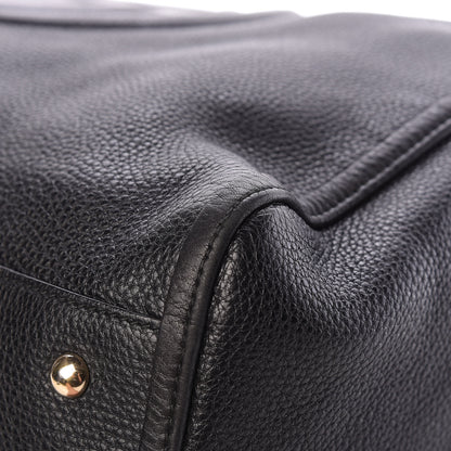 Gucci Pebbled Calfskin Large Soho Shoulder Bag Black 9 of 12