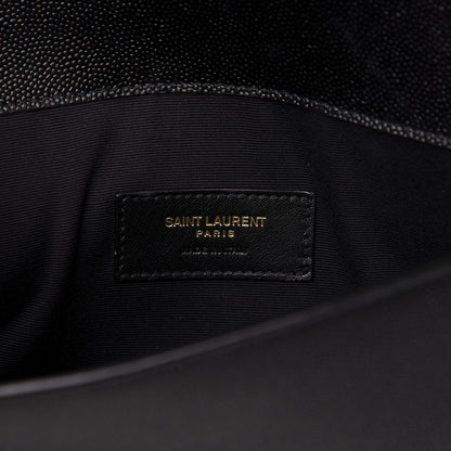 Saint Laurent Grain De Poudre Uptown Pouch Black 6 of 7