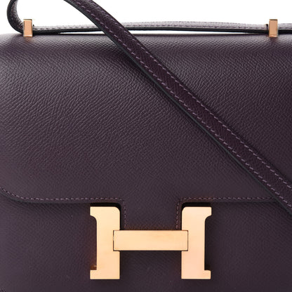 Hermes Epsom Constance 18 Raisin 9 of 11