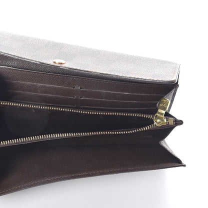 Louis Vuitton Damier Ebene Sarah Wallet 5 of 6