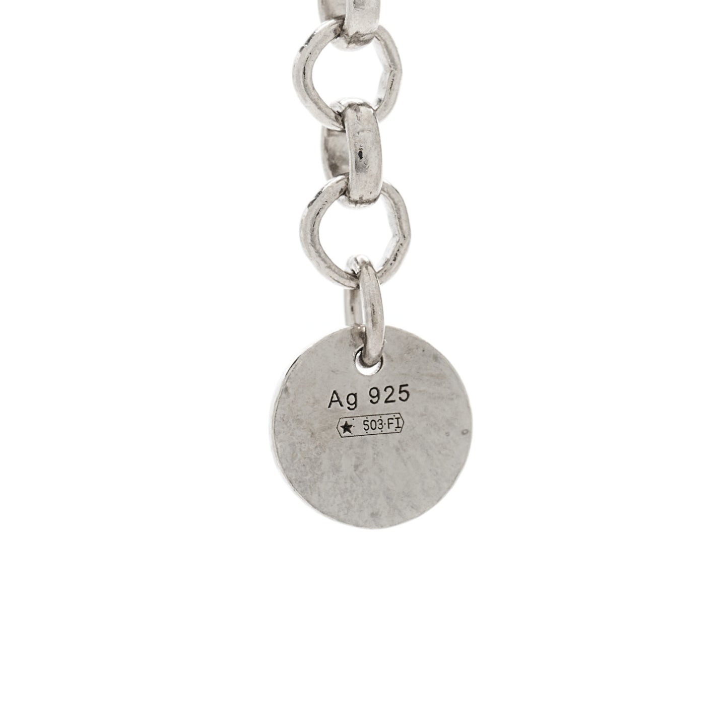 Sterling Silver Interlocking G Pendant Necklace