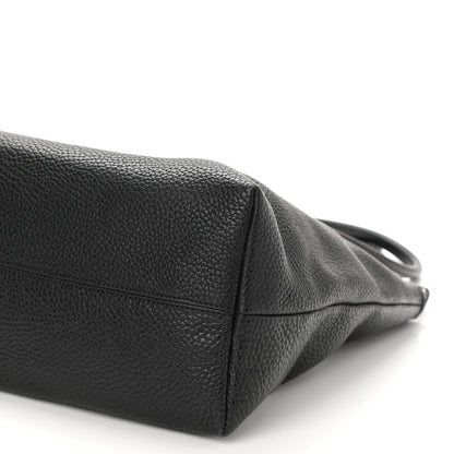 Burberry London Grainy Calfskin Medium Baynard Tote Black 7 of 7
