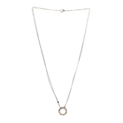Cartier 18K Yellow Gold 2 Diamond LOVE Necklace 3 of 5