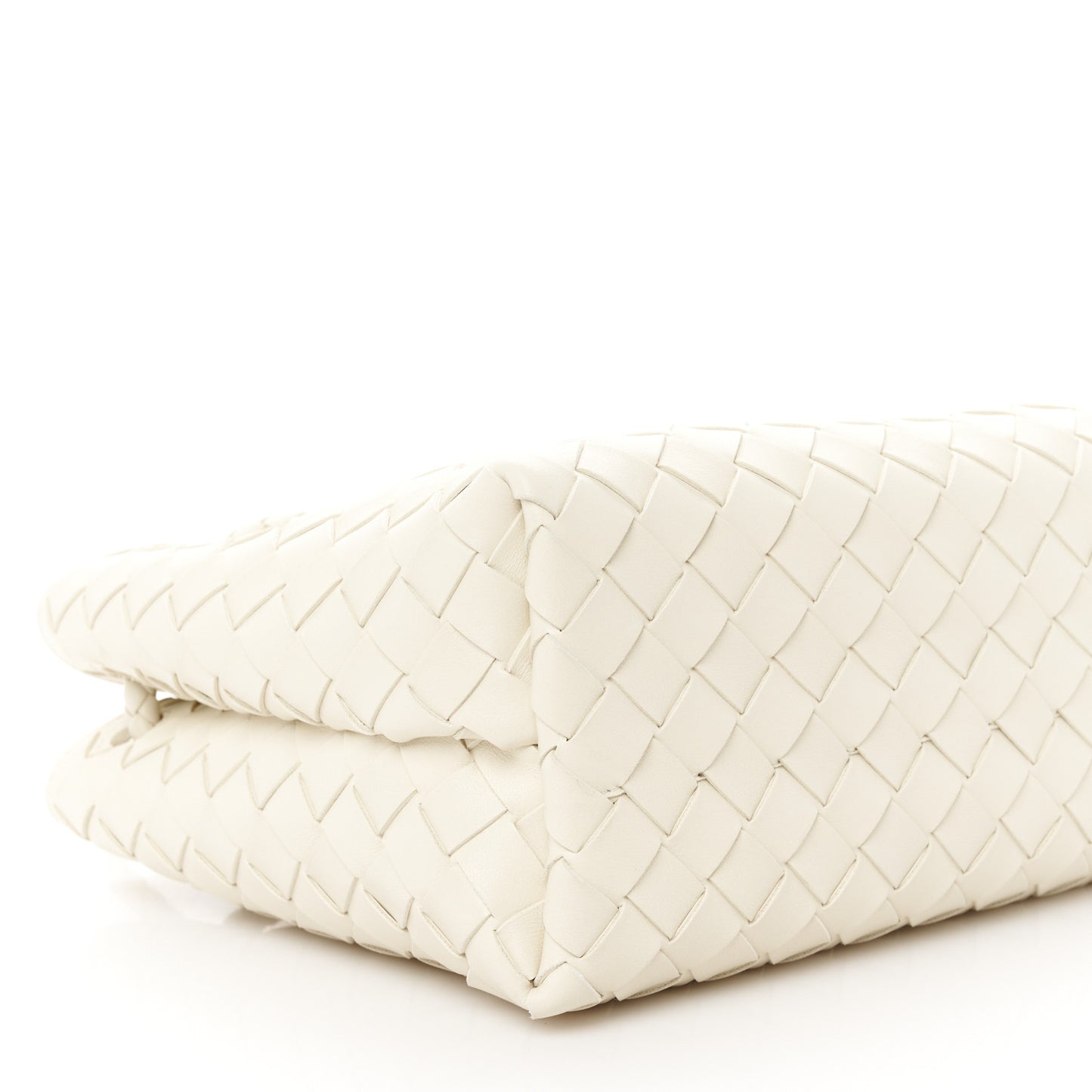 Nappa Intrecciato Small Andiamo Shoulder Bag Sea Salt