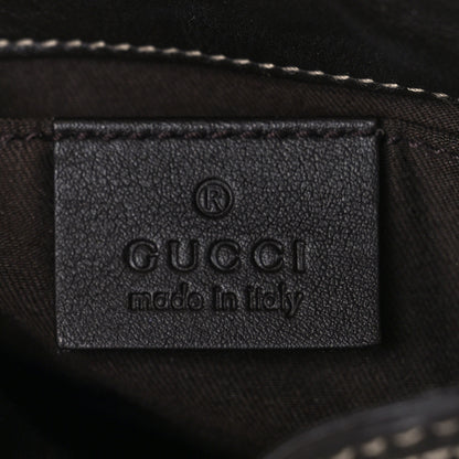 Gucci Monogram Mini Indy Top Handle Bag Dark Brown 6 of 9