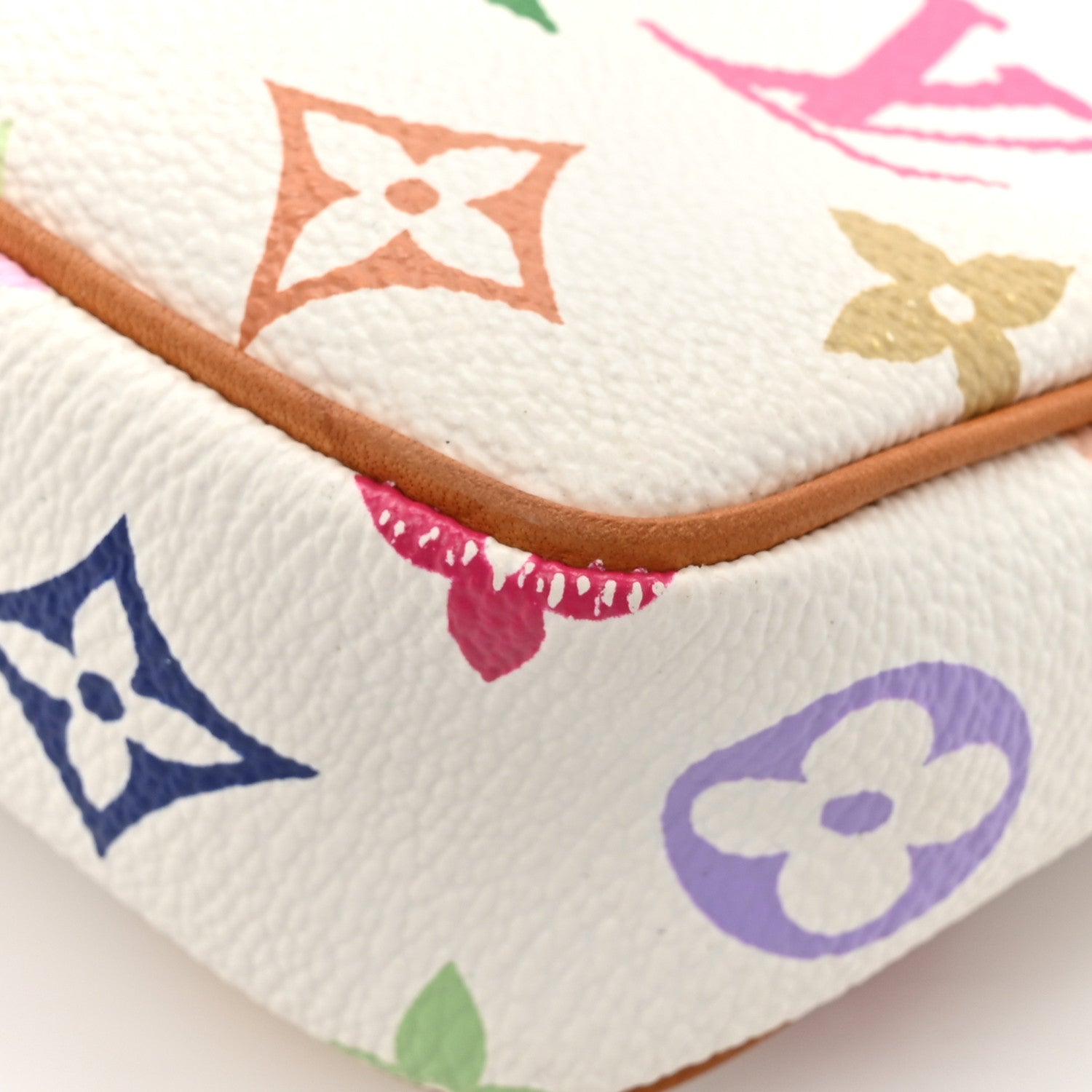 Louis Vuitton Monogram Multicolor Pochette Accessories White 14 of 15