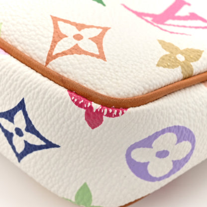 Louis Vuitton Monogram Multicolor Pochette Accessories White 14 of 15