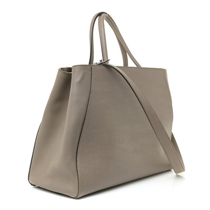 Fendi Vitello Elite Regular 2Jours Tote Tortora 3 of 11