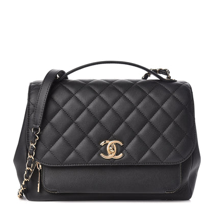 Chanel Caviar Quilted Large Business Affinity Flap Black 1 of 11