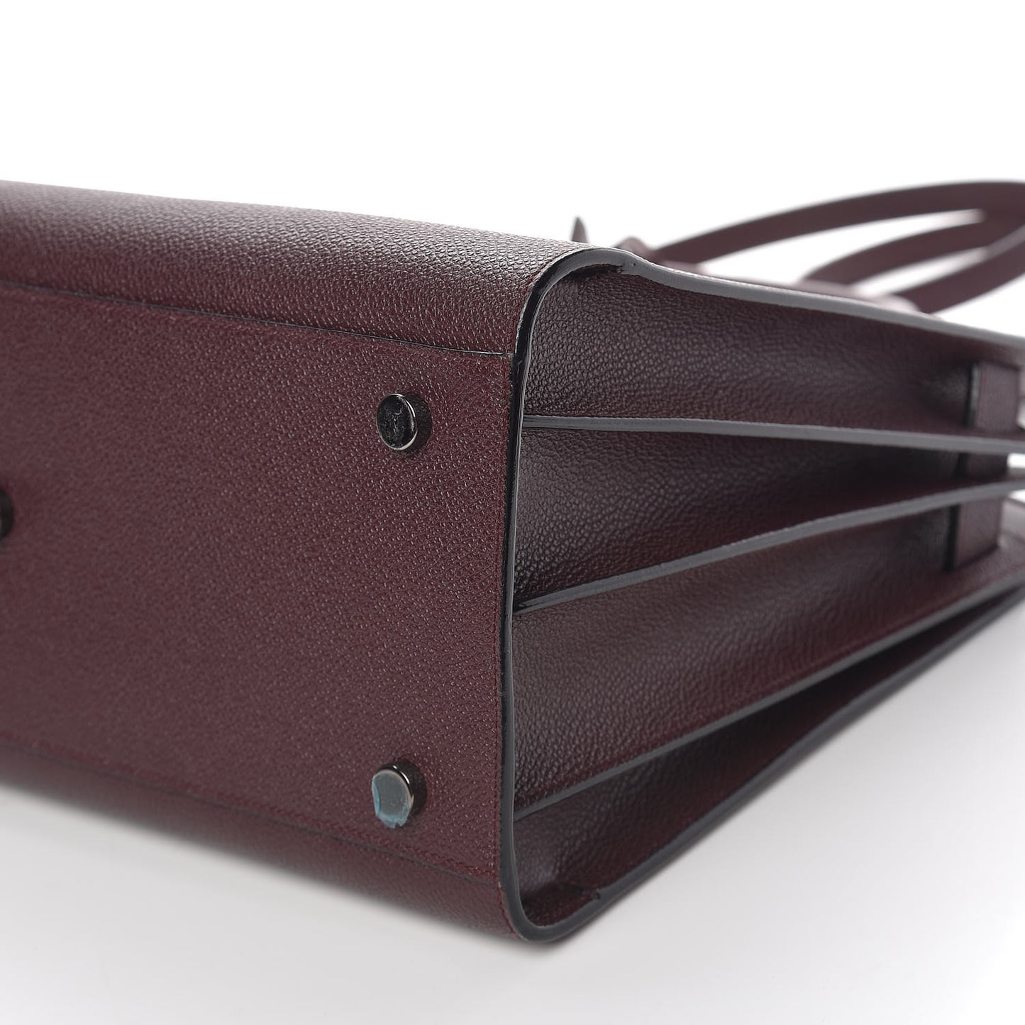 Grained Calfskin Small Classic Sac De Jour Amaranto