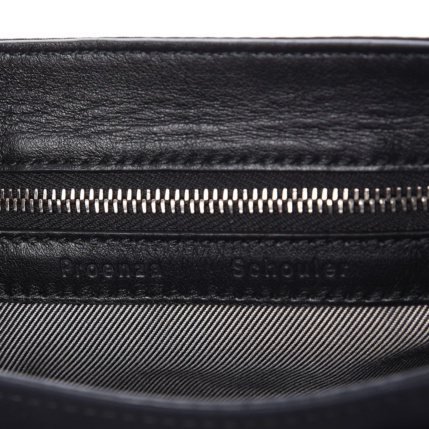 Proenza Schouler Nylon Calfskin PS1 Pouch Messenger Black 6 of 8