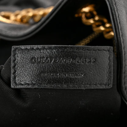 Saint Laurent Lambskin Matelasse Monogram Joe Backpack Black 7 of 10