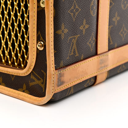 Louis Vuitton Monogram Sac Chien 40 Pet Carrier 12 of 14