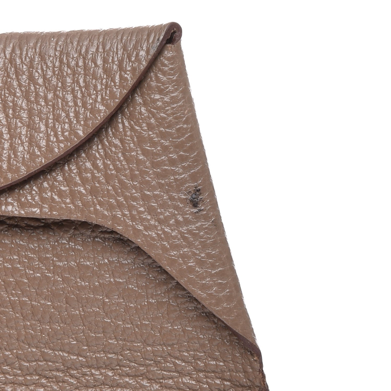 Hermes Chevre Mysore Bastia Coin Purse Etoupe 10 of 11