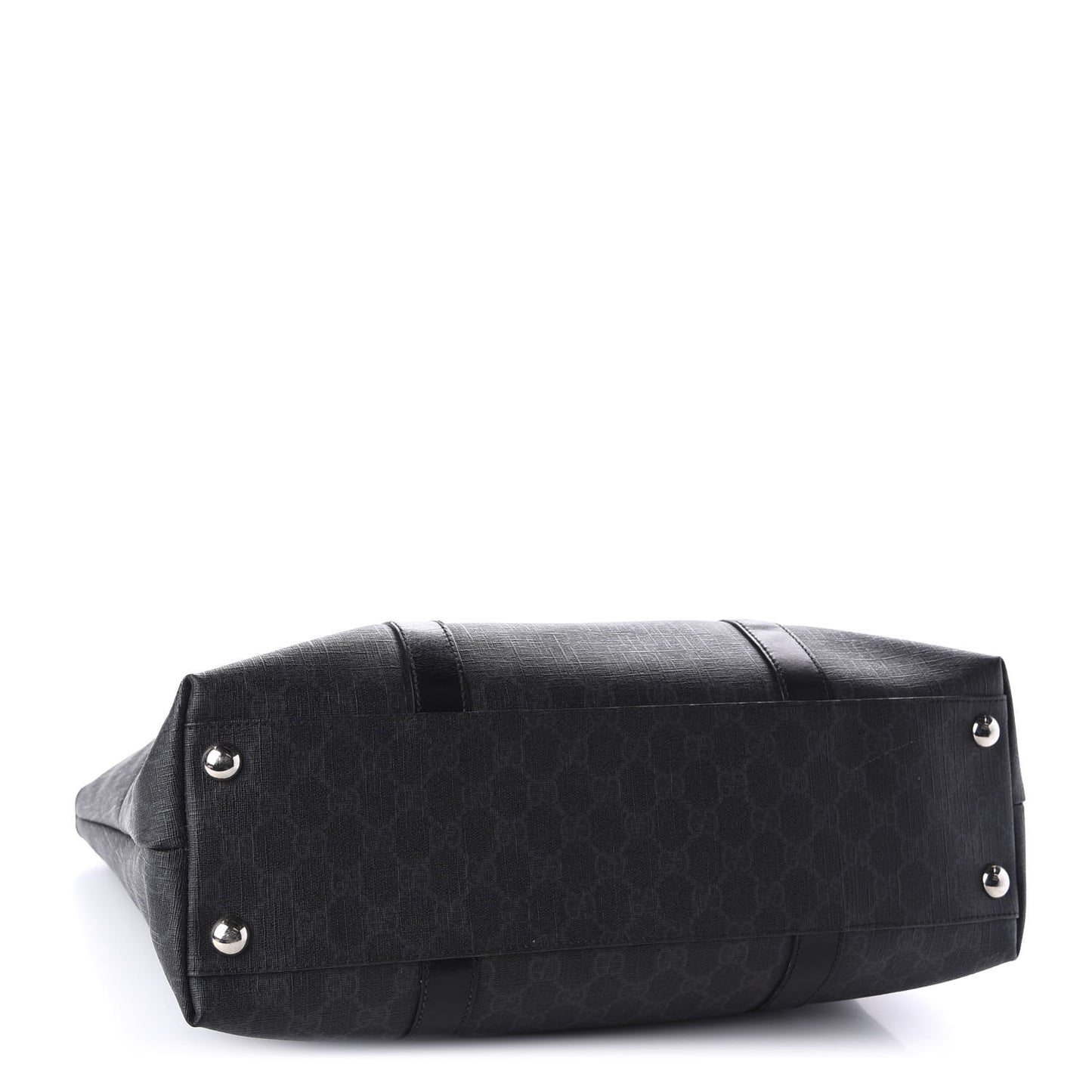 GG Plus Monogram Large Tote Black