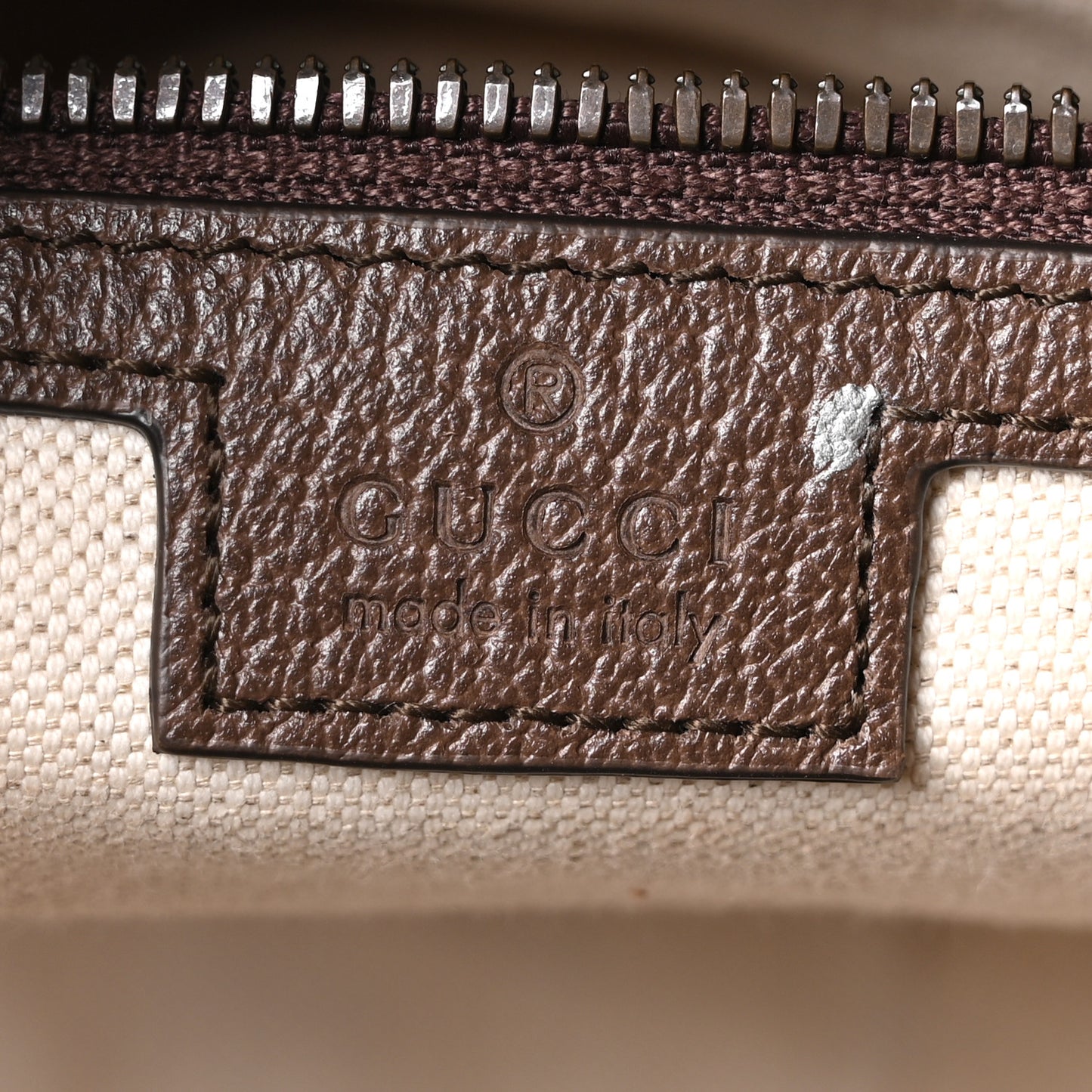 GG Supreme Monogram Textured Dollar Calfskin Web Large Savoy Bowling Bag Beige Ebony New Acero