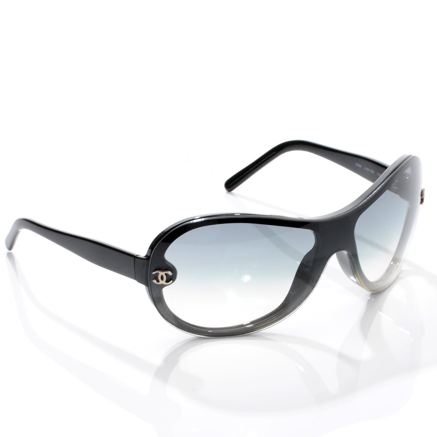 Chanel CC Logo Sunglasses 5066 Black 3 of 5