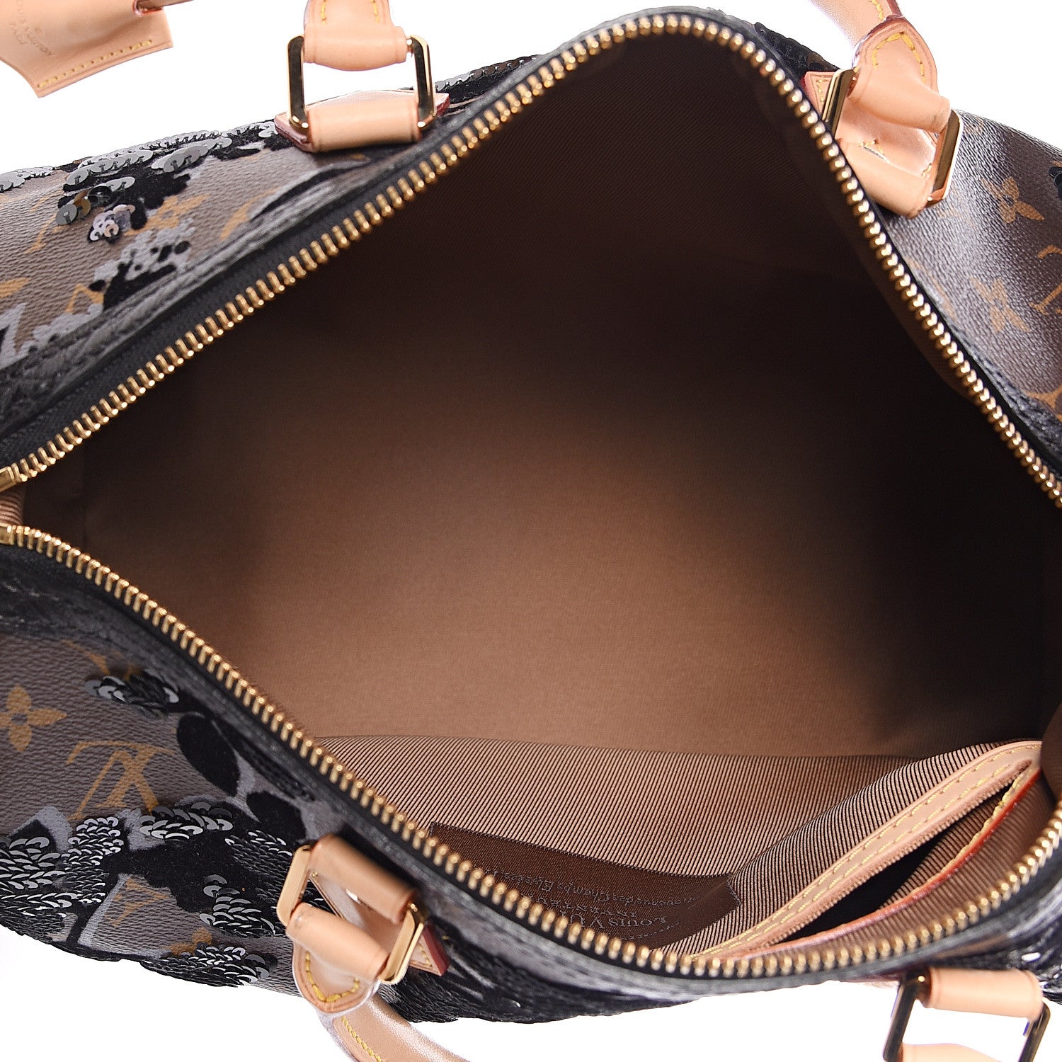 Louis Vuitton Monogram Fleur De Jais Sequins Speedy 30 4 of 8