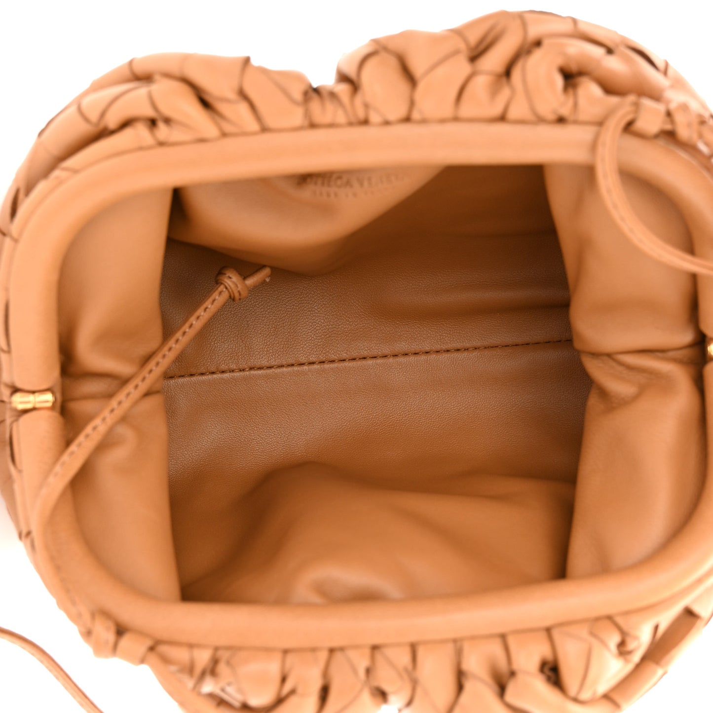 Nappa Intrecciato The Mini Pouch Carmel
