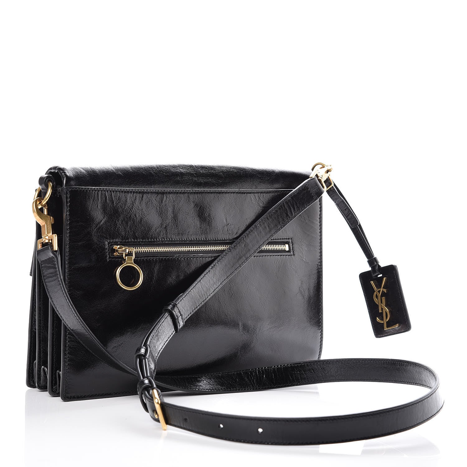 Saint Laurent Moroder Calfskin Noe Crossbody Bag Black 3 of 9
