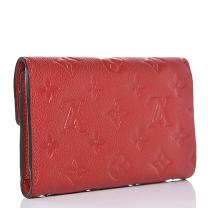 Louis Vuitton Empreinte Compact Curieuse Wallet Cherry 3 of 8