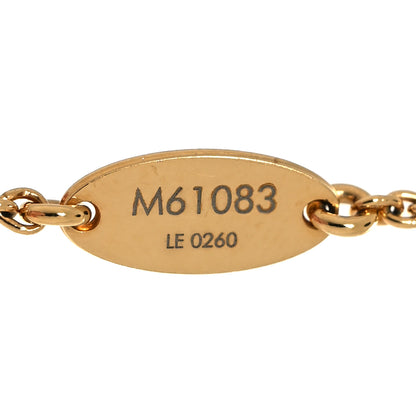 Louis Vuitton Brass Essential V Necklace Gold 6 of 6
