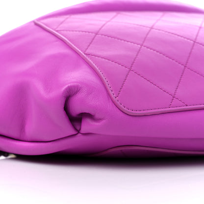 Chanel X PHARRELL WILLIAMS Lambskin Oversized Waist Belt Bag Fuchsia 7 of 8