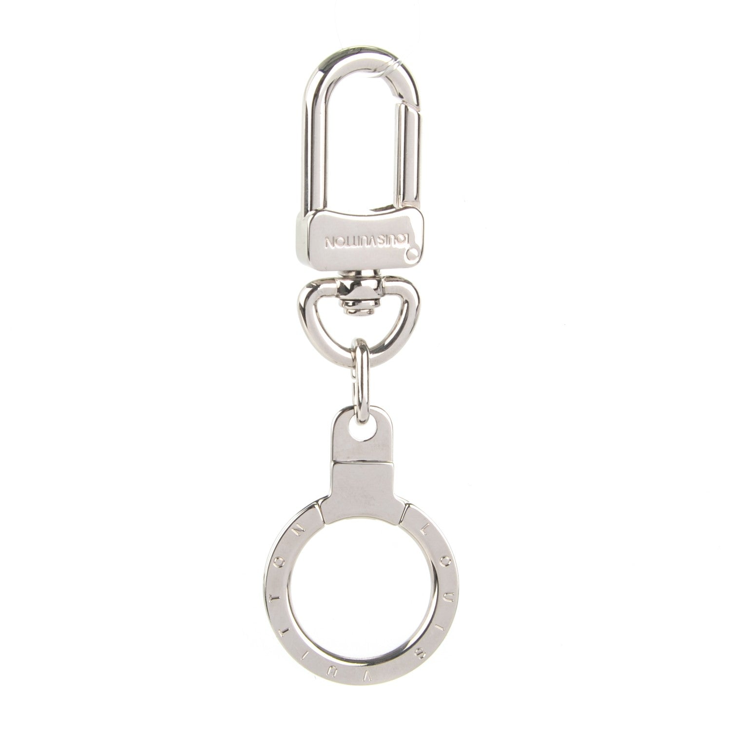 Louis Vuitton Pochette Extender Key Ring Silver 1 of 4