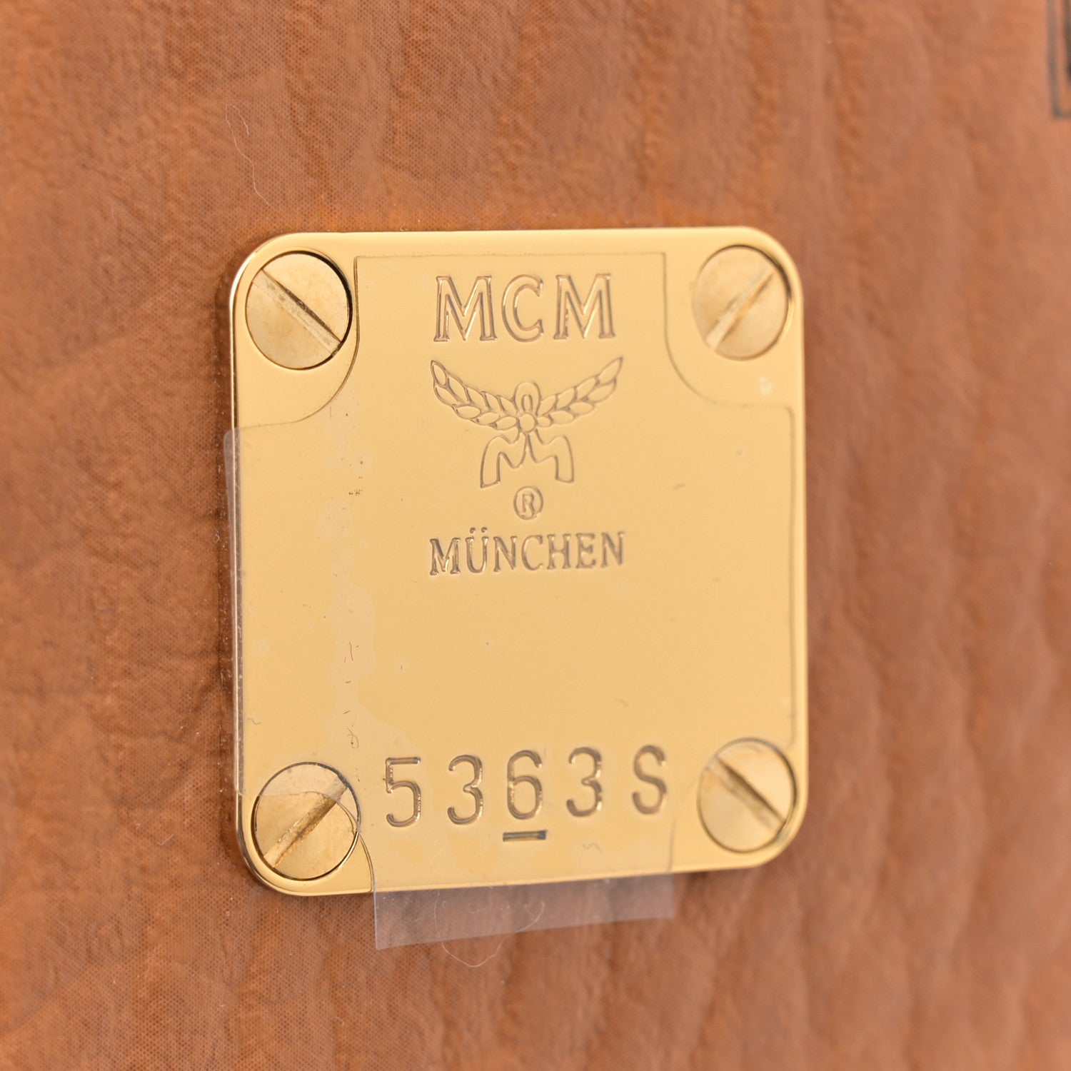 MCM Visetos Stark Belt Bag Cognac 6 of 10
