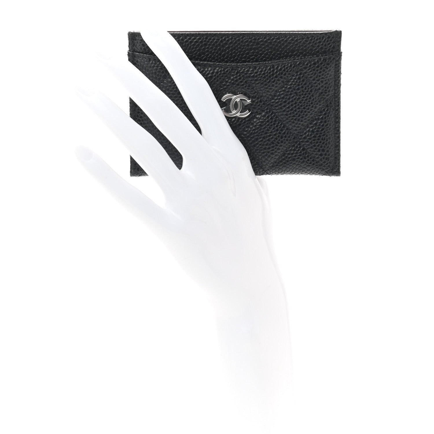 Chanel Caviar Quilted Card Holder Black 2 of 8