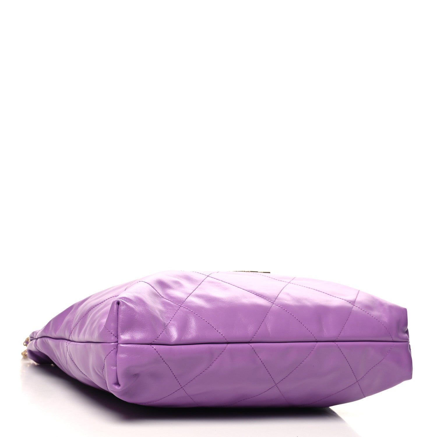 Chanel Shiny Calfskin Quilted Chanel 22 Purple 5 of 12