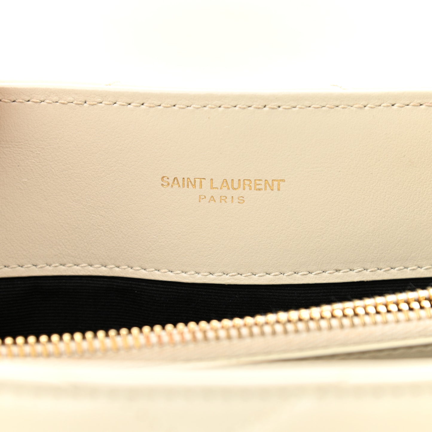Calfskin Y Quilted Monogram Medium Loulou Chain Satchel Blanc Vintage