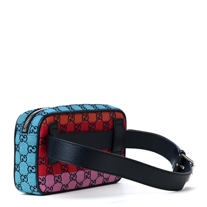 Gucci Monogram Multicolor Retro Interlocking G Belt Bag Blue Rainbow Light Blue 2 of 4