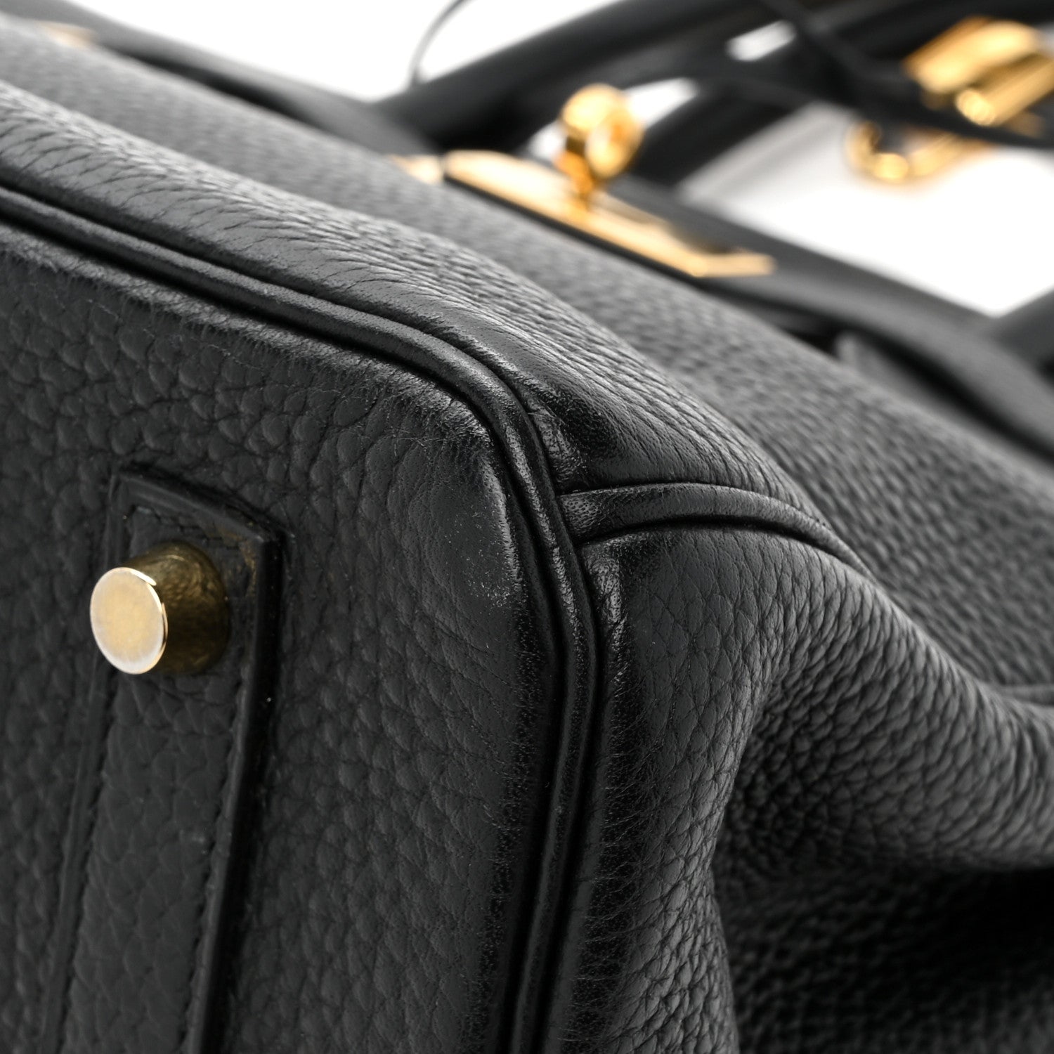 Hermes Taurillon Clemence Birkin 35 Black 12 of 16