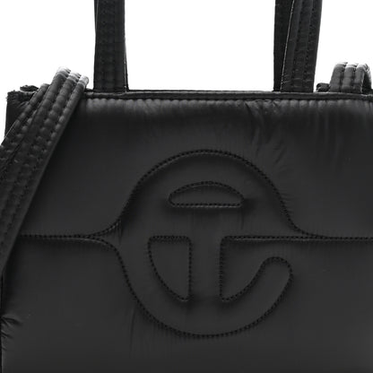 Telfar Nylon Small Puff Shopping Bag Black 9 of 11