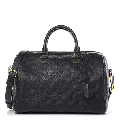 Louis Vuitton Empreinte Speedy Bandouliere 30 Black 1 of 9