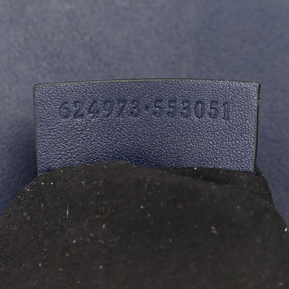 Alexander McQueen Calfskin The Tall Story Shoulder Bag Blue 7 of 12