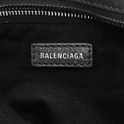 Balenciaga Agneau Classic Silver Hardware S City Logo Strap Gris Fossile White 5 of 10