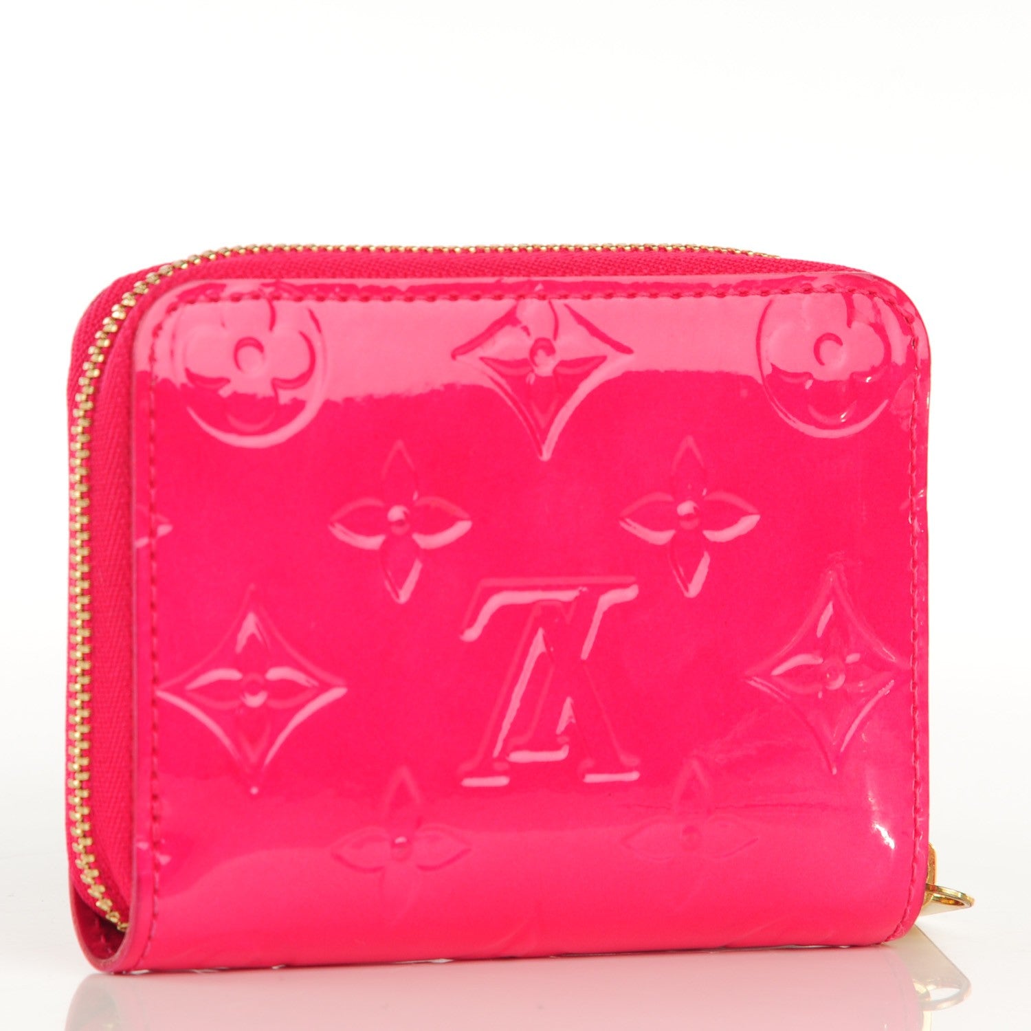 Louis Vuitton Vernis Zippy Coin Purse Rose Pop 3 of 7