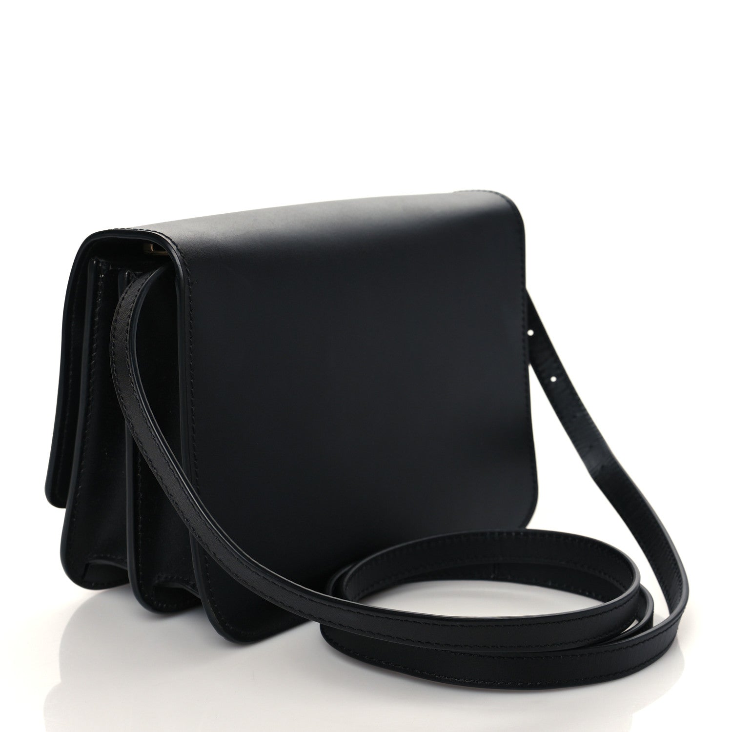 Burberry Calfskin Small TB Bag Black 3 of 9