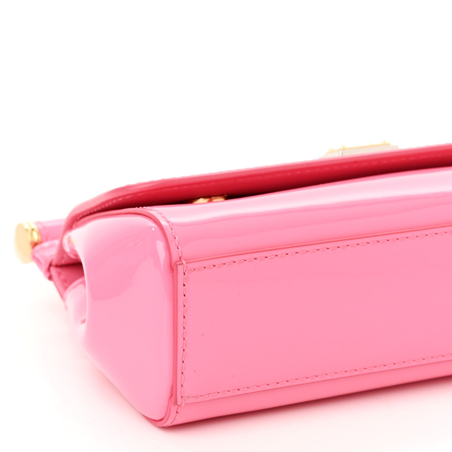Dolce & Gabbana Patent Small Miss Sicily Satchel Pink 8 of 9