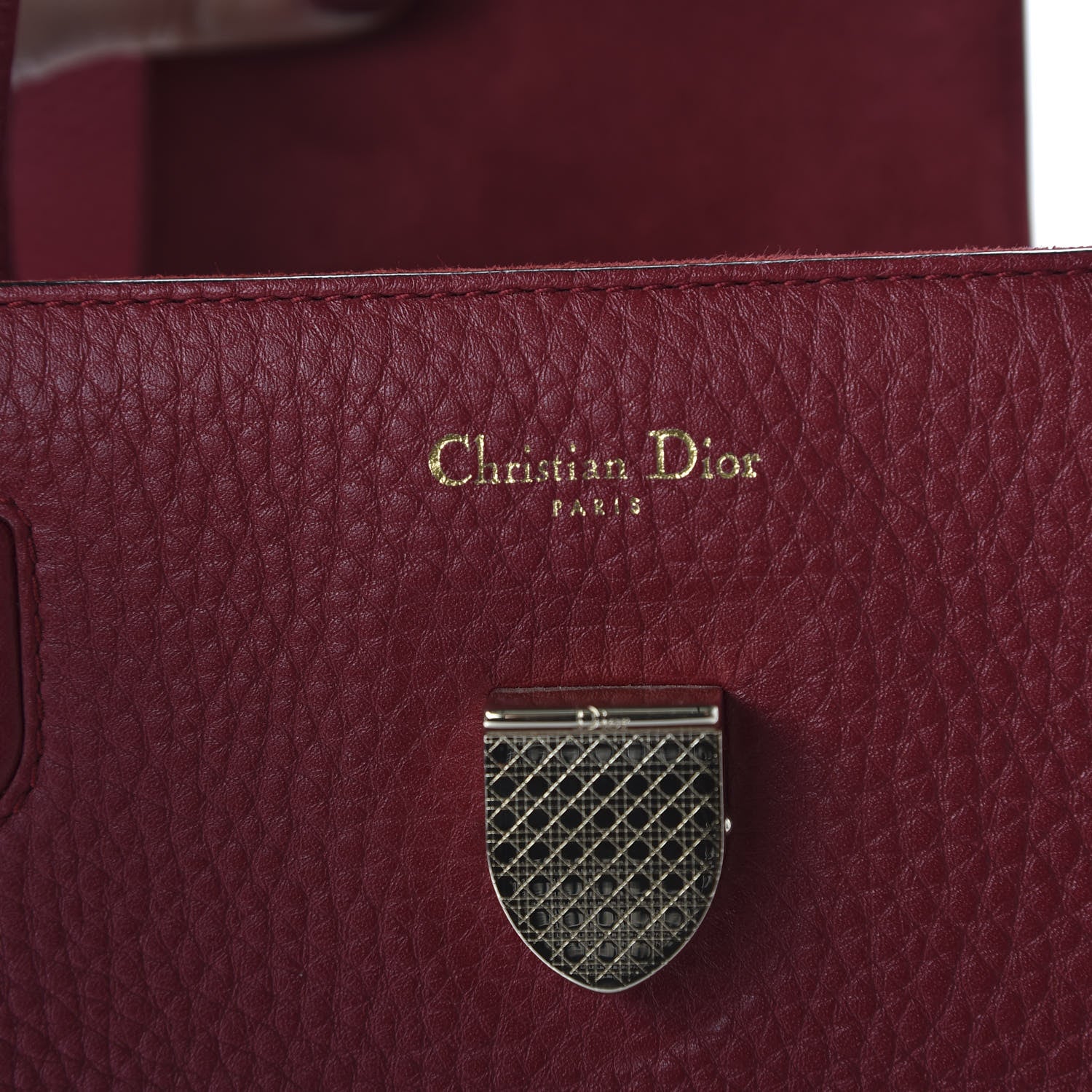 Christian Dior Bullcalf Medium Diorever Flap Red 9 of 10