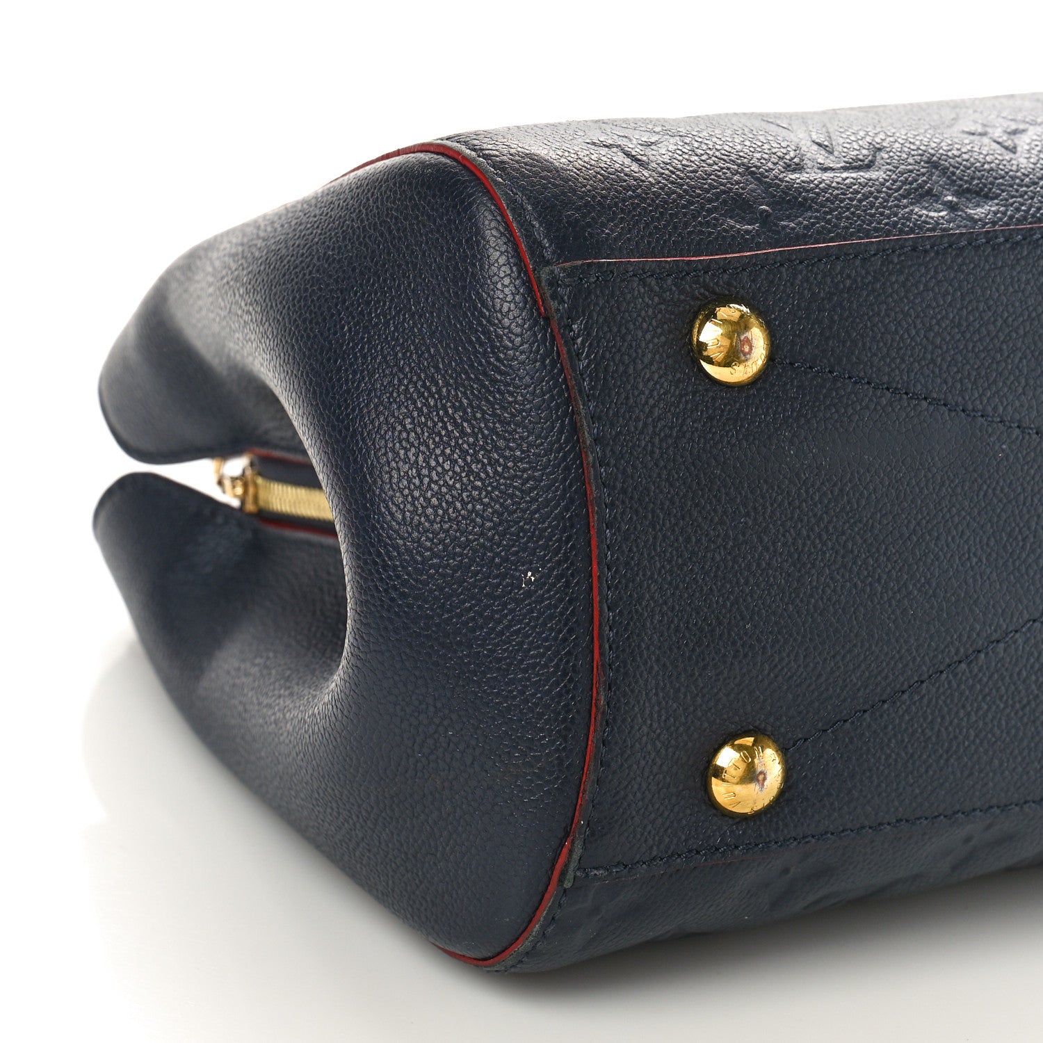 Louis Vuitton Empreinte Montaigne MM Marine Rouge 7 of 13