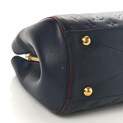 Louis Vuitton Empreinte Montaigne MM Marine Rouge 7 of 13