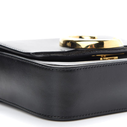 Chloe Shiny Calfskin Suede Mini C Double Carry Black 5 of 9