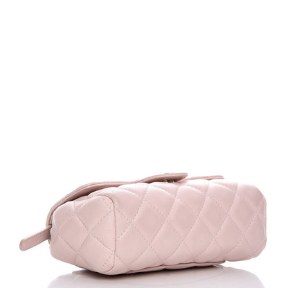 Chanel Lambskin Quilted Flap Cosmetic Case Light Pink 4 of 12