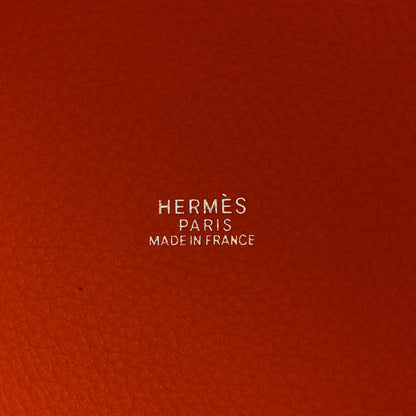 Hermes Taurillon Clemence Picotin 18 PM Orange 6 of 10