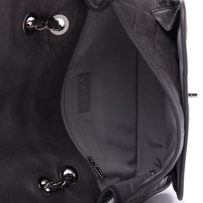 Chanel Caviar Quilted Large French Riviera Flap Dark Grey 5 of 10