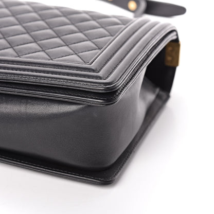 Chanel Calfskin Quilted New Medium Boy Flap Black 10 of 16