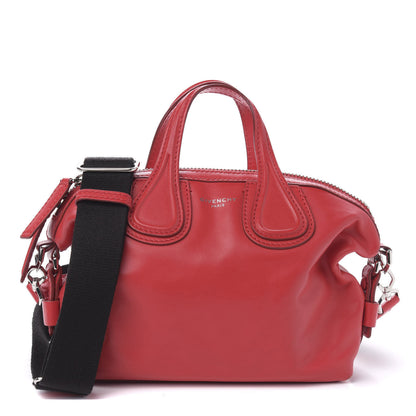 Givenchy Calfskin Micro Nightingale Logo Strap Red 1 of 15